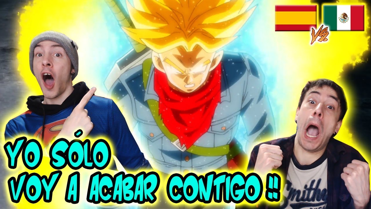 Españoles REACCIONAN a Dragon Ball DOBLAJE LATINO 💥TRUNKS SE TRANSFORMA EN SSJ RAGE vs BLACK GOKU💥