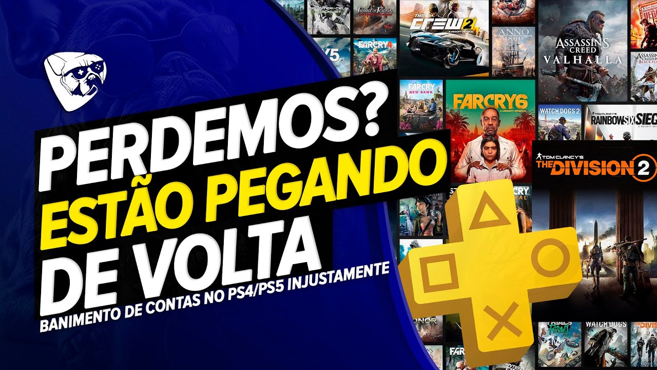 PALHAÇADA! Estão PEGANDO DE VOLTA Os JOGOS QUE VOCÊ COMPROU e PAGOU! BANIMENTO DE CONTAS NO PS4/PS5