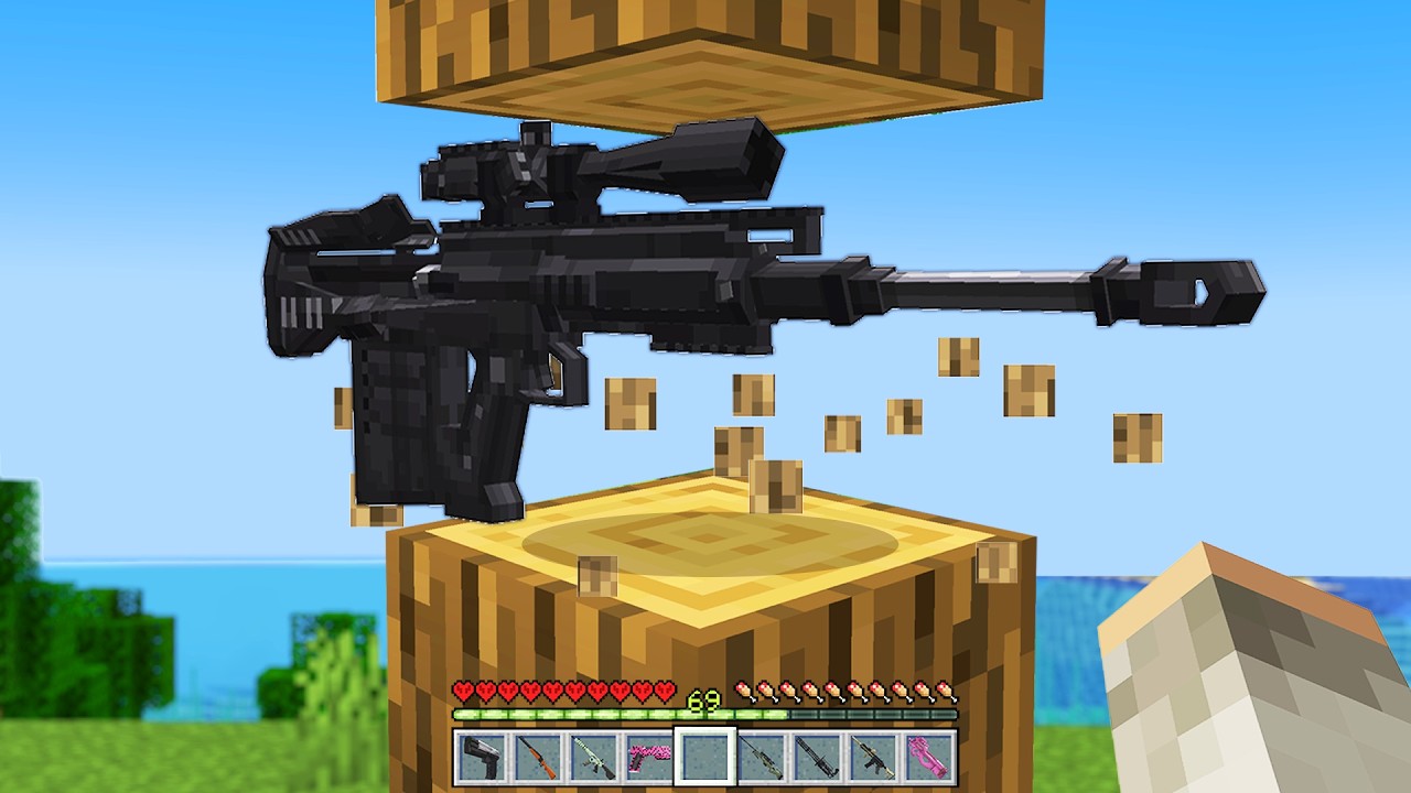 Every Drop is Secretly GUNS in Minecraft..