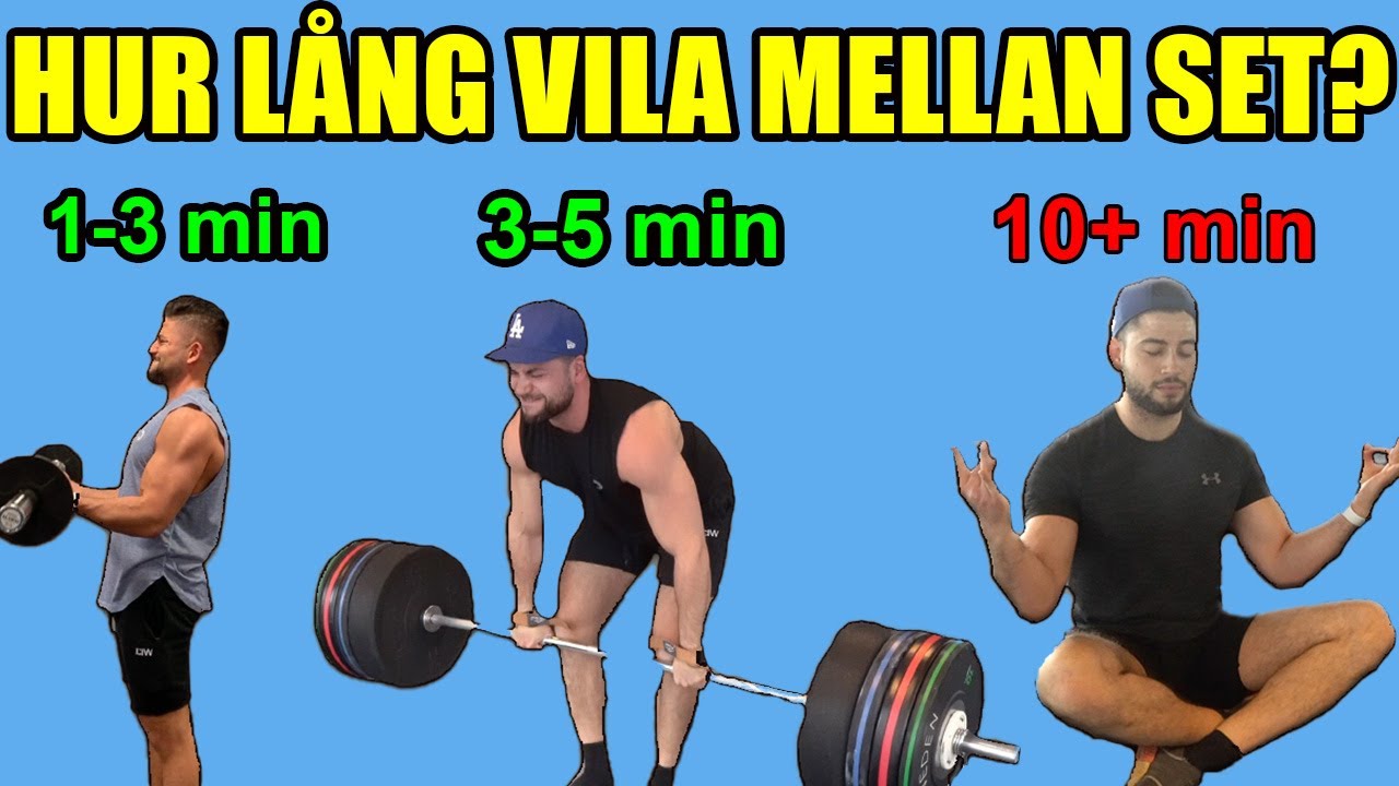 Hur länge du ska vila mellan dina set för att maximera din styrka och muskeltillväxt!