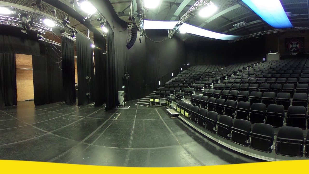 Pleasance Grand Stage (In Front of Tabs) 360 Degree View