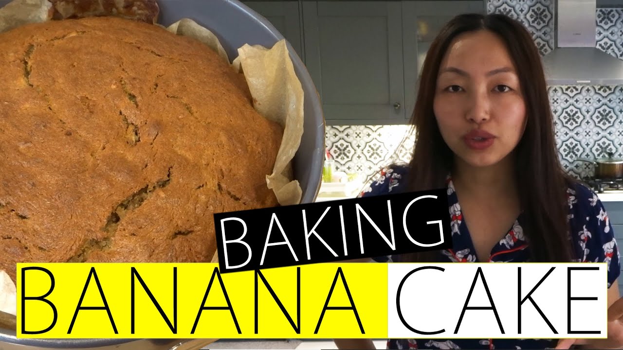 Baking a Banana cake