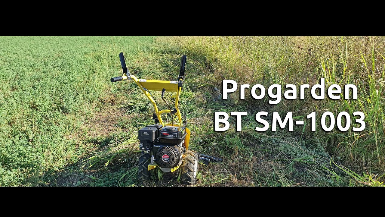 Probe de lucru in teren cu motocositoare cu bara ProGARDEN BT SM 1003