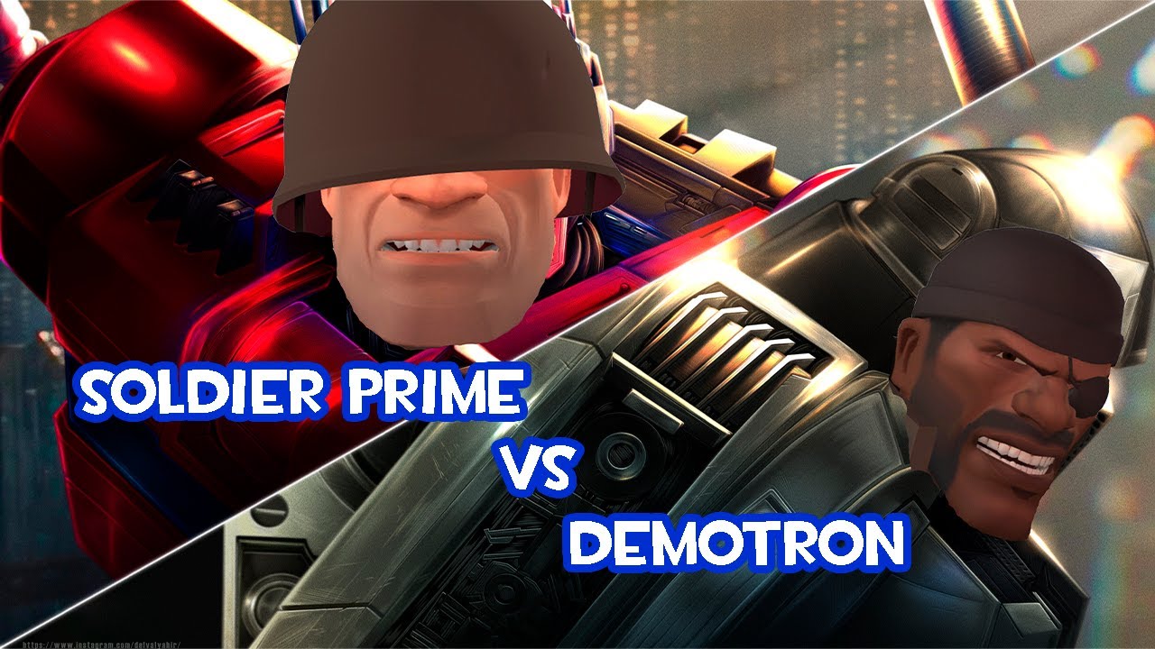 (TF2 DUB) TFormers ONE: Soldier Prime vs Demotron