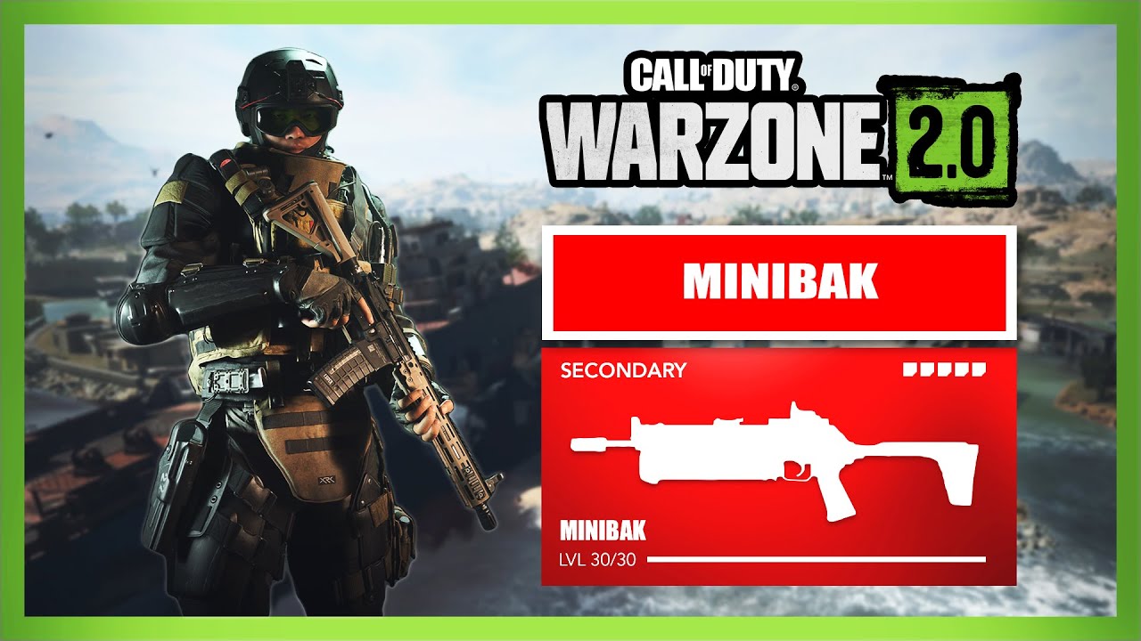 FAST TTK MINIBAK CLASS SETUP IN CALL OF DUTY WARZONE 2