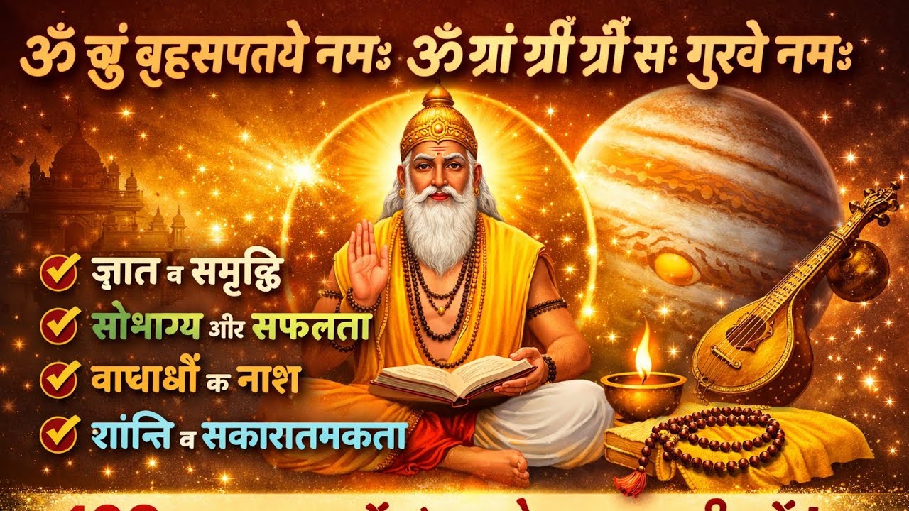 ॐ बृं बृहस्पतये नमः