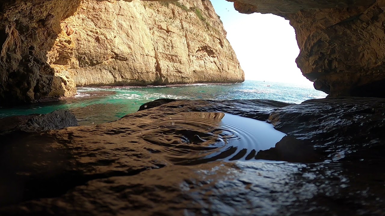 SEA CAVE AMBIENCE / WAVES, NATURE SOUNDS, RELAX, SLEEP, THINK, STUDY, MEDITATE, YOGA, SPA, ASMR