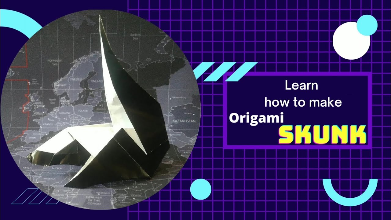 how to make origami skunks #origami skunk out of paper