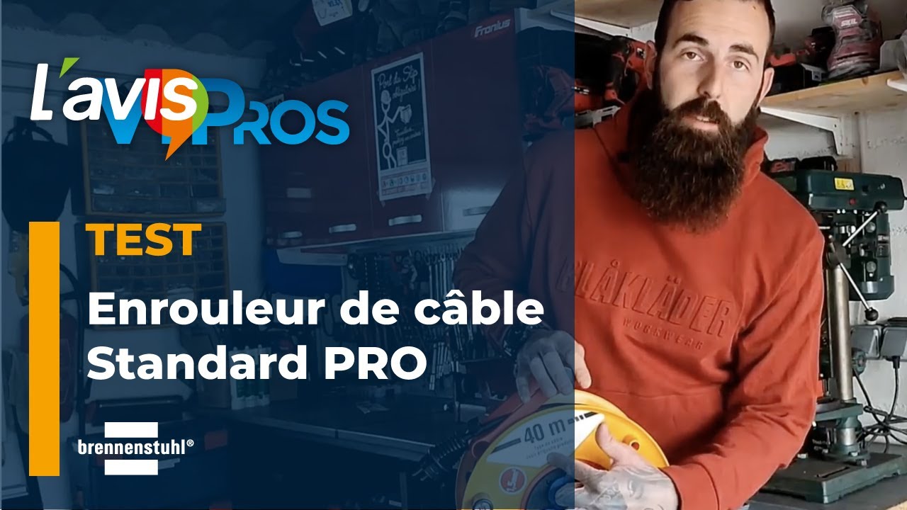 Test de l'enrouleur de câble Standard PRO Brennenstuhl | L'AvisPros