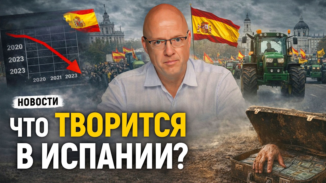 Испания что происходит: Чемодан с телом, заморозка аренды, фермеры штурмуют Мадрид | НАШИ DNИ
