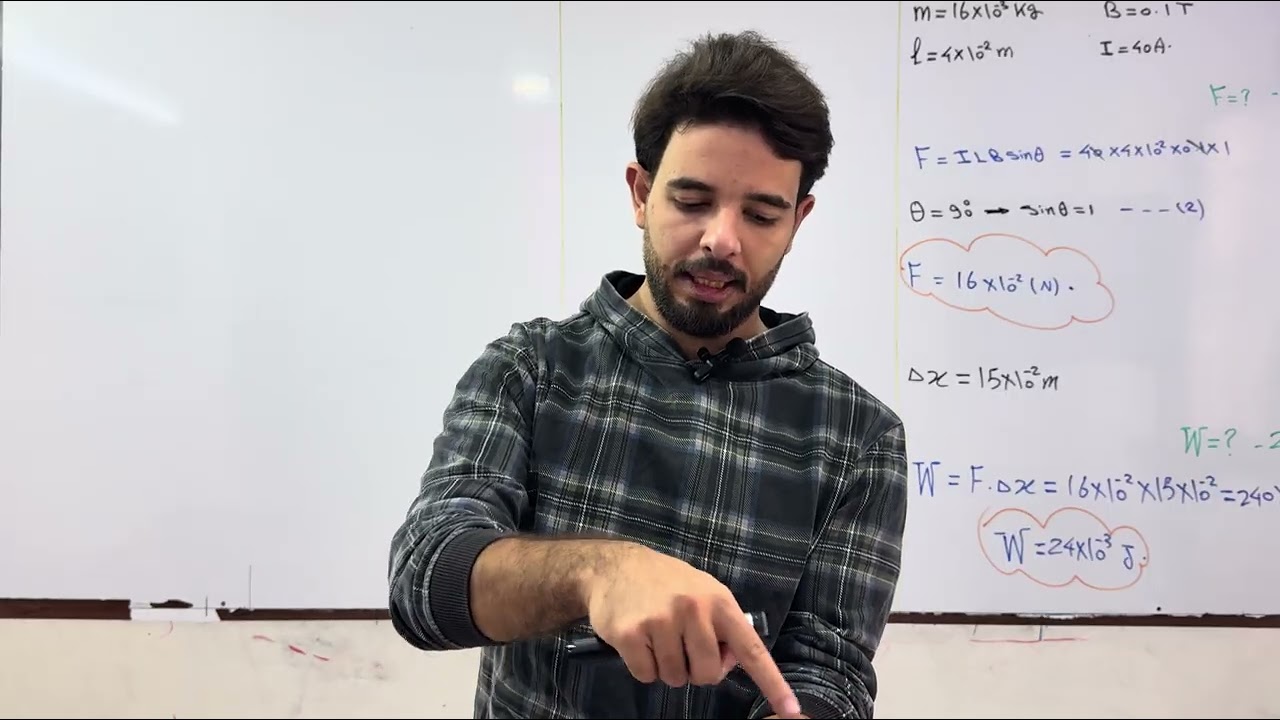 الدرس 2 : المسألة الأولى صفحة 103 بحث الكهرطيسية - physics step by step | الثالث الثانوي العلمي