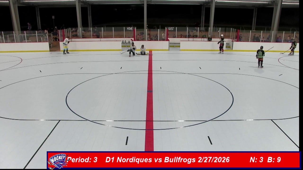 D1 Nordiques vs Bullfrogs 2/27/2026
