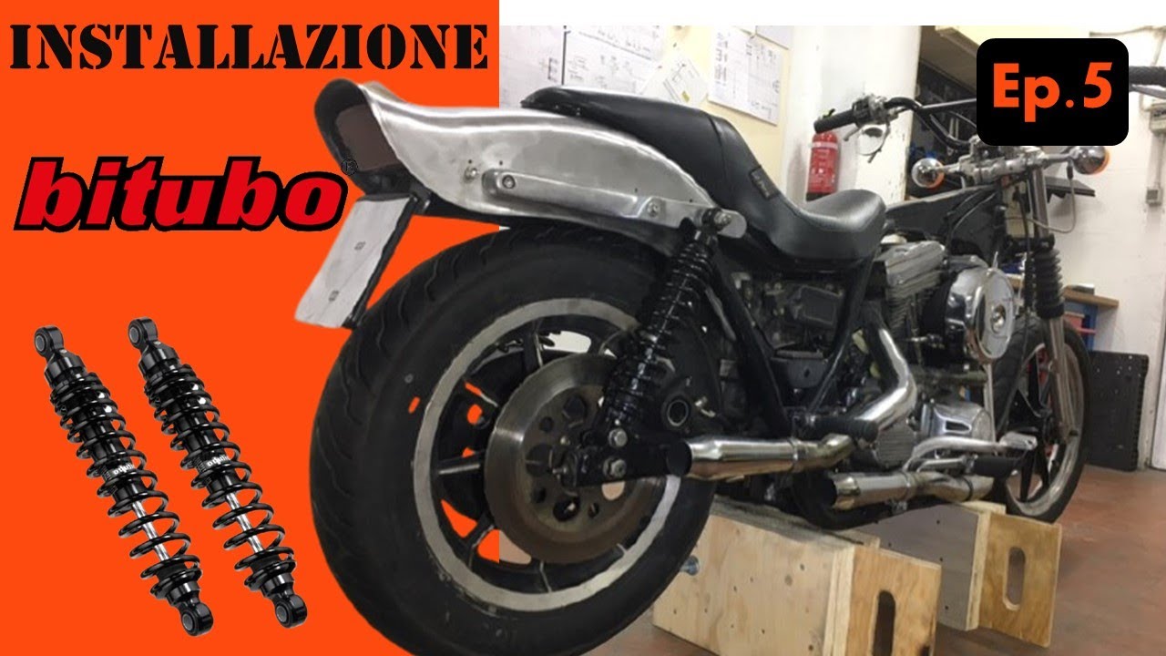 Sostituzione ammortizzatori Harley FXR