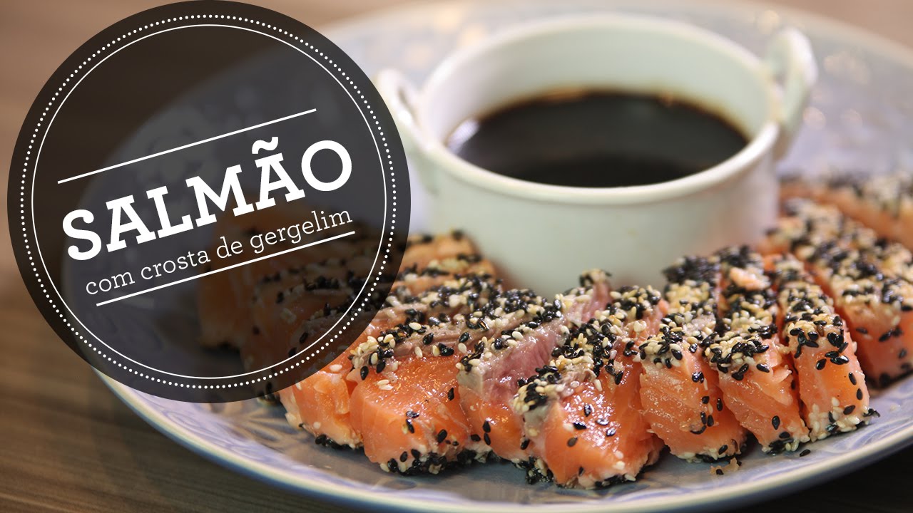 SALMÃO COM CROSTA DE GERGELIM | RECEITAS QUE BRILHAM | LUIZA ZAIDAN