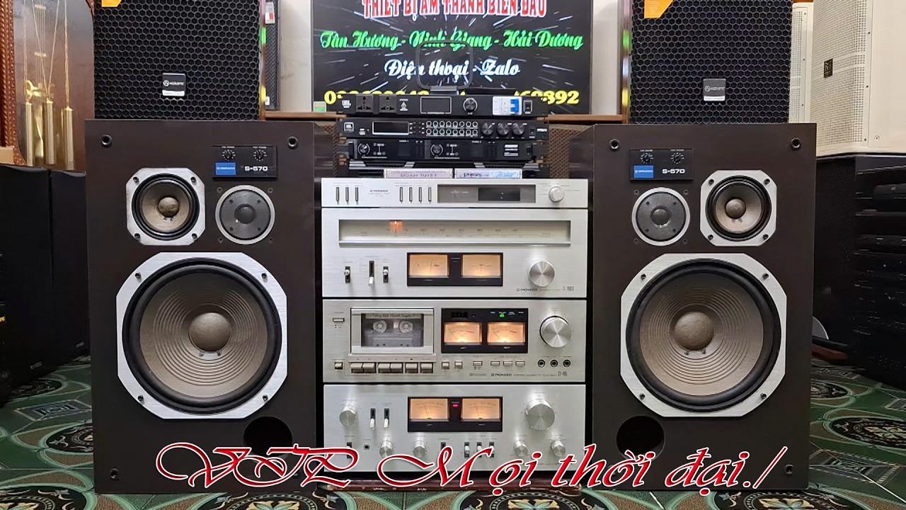 Combo âm thanh (vip) mọi thời đại PIONEER. loa huyền thoại S-570.giá tốt. lh: 0986200436-0982269892.
