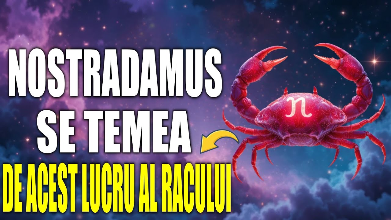 SECRETUL ÎNFRICOȘĂTOR DESPRE PUTEREA RACULUI REVELAT DE NOSTRADAMUS!