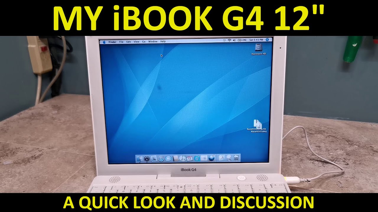 My Old Daily Driver, the iBook G4 12