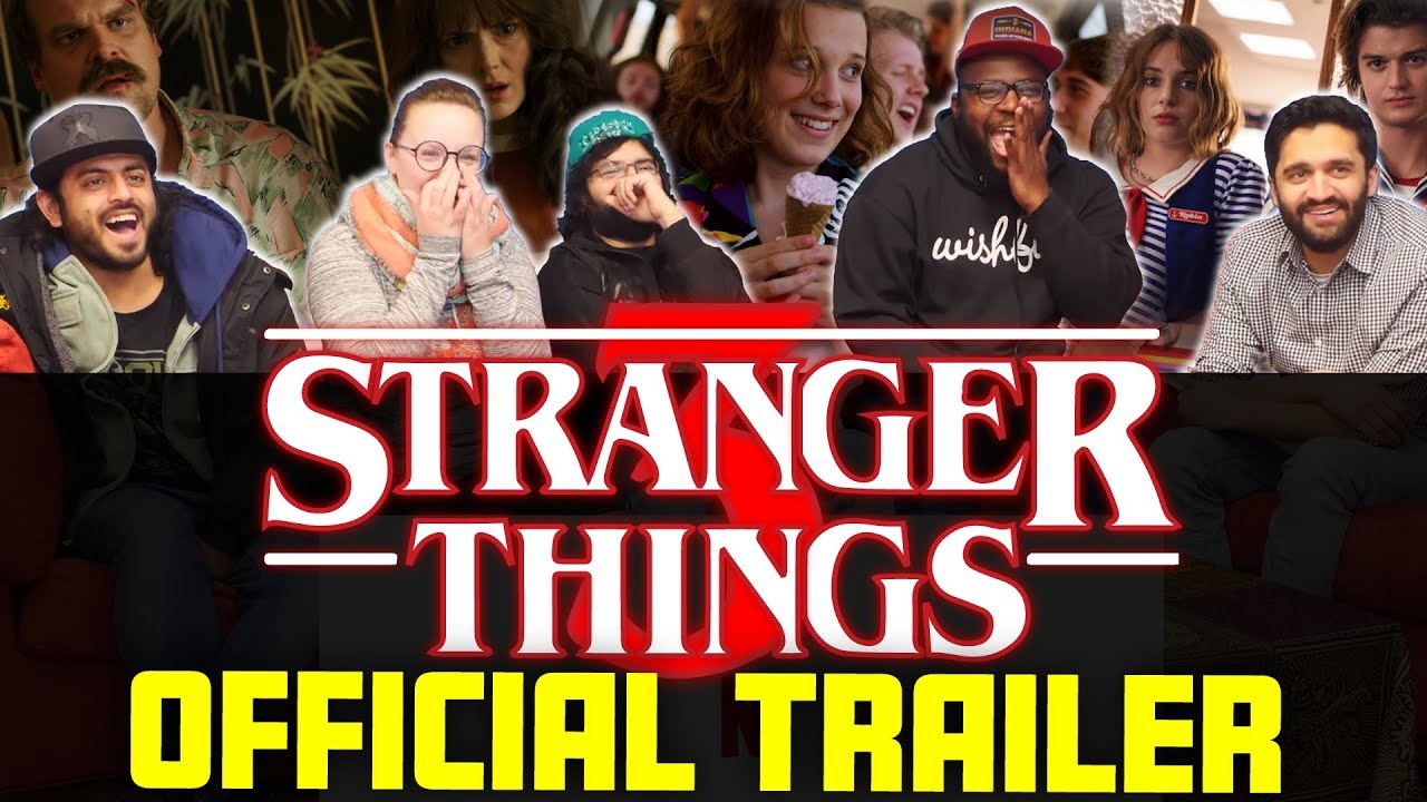 Stranger Things 3 - Official Trailer - Group Reaction