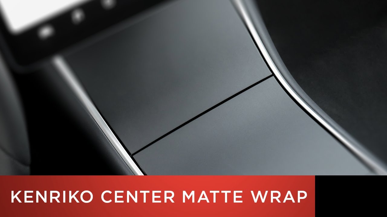 Tesla Model 3 Quick Video | Kenriko Center Console Wrap Installation
