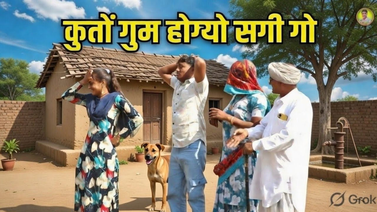 कुतो गुम होग्यो सगी गो || राजस्थानी हास्य कॉमेडी।। Rajveer ki comedy || #dakhlidadi