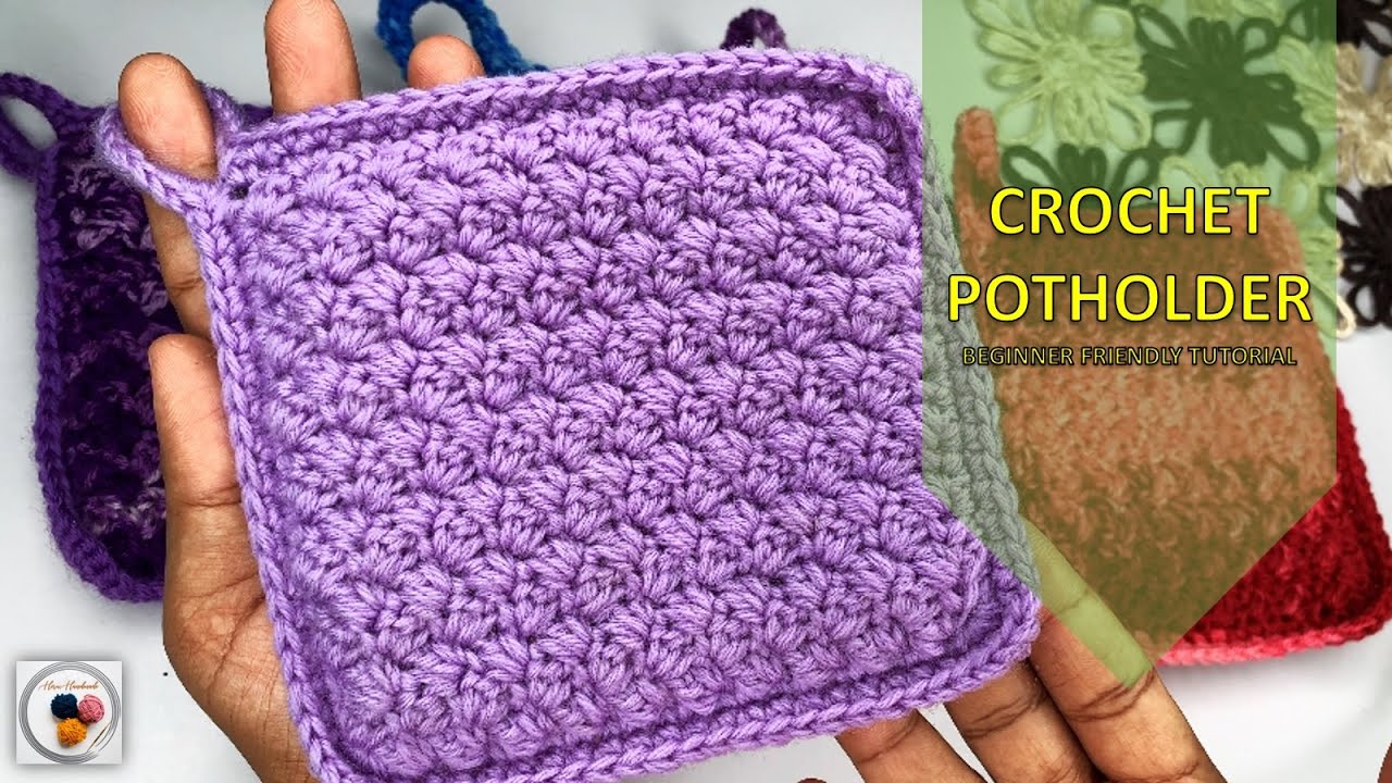 How to Crochet a Potholder | Easy Beginner Crochet Tutorial