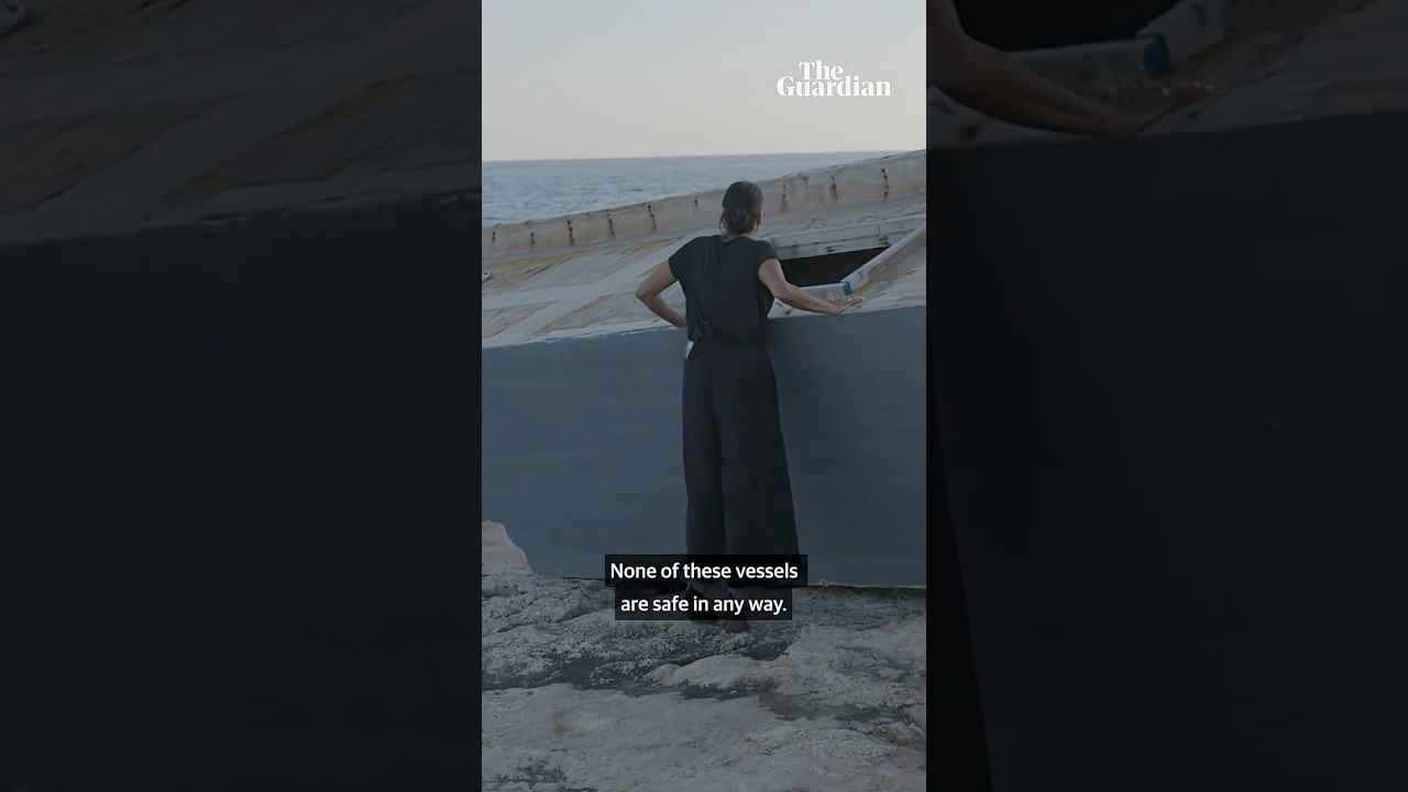 Inside a migrant boat: 'these vessels are not safe in any way'