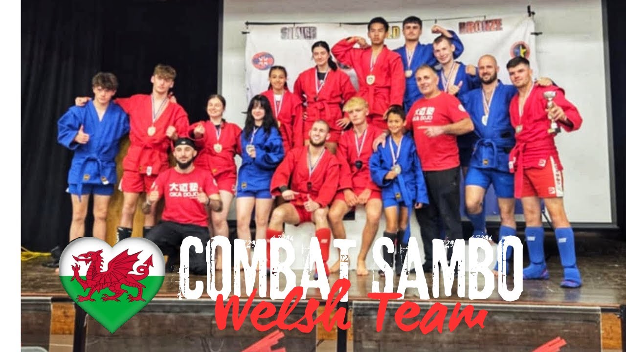 SAMBO Combat Light 2025 Welsh Team from GKA DOJO