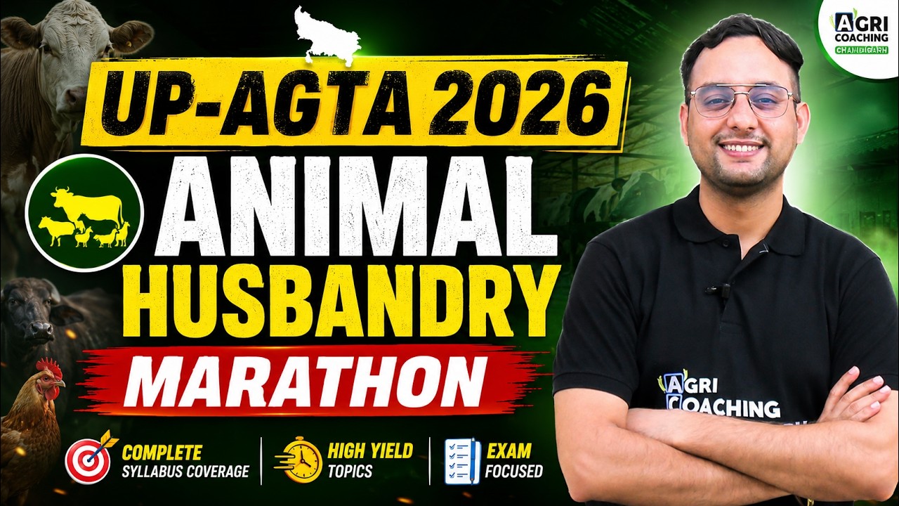 UP-AGTA 2026 Animal Husbandry Marathon | Complete Revision in One Shot | Most Expected Questions