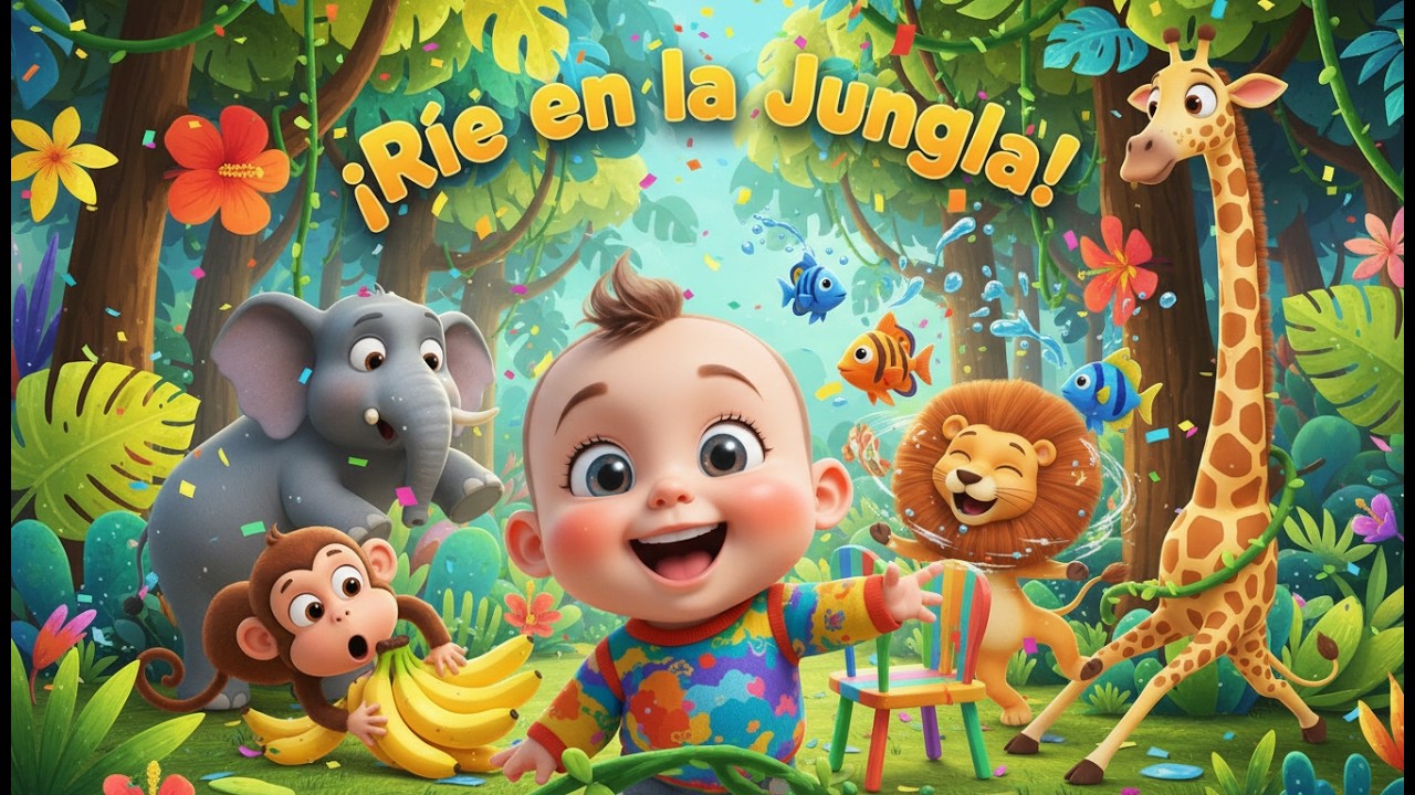 Смешные джунгли 🦁🤪🐒 | Мультфильм для детей и весёлые приключения
