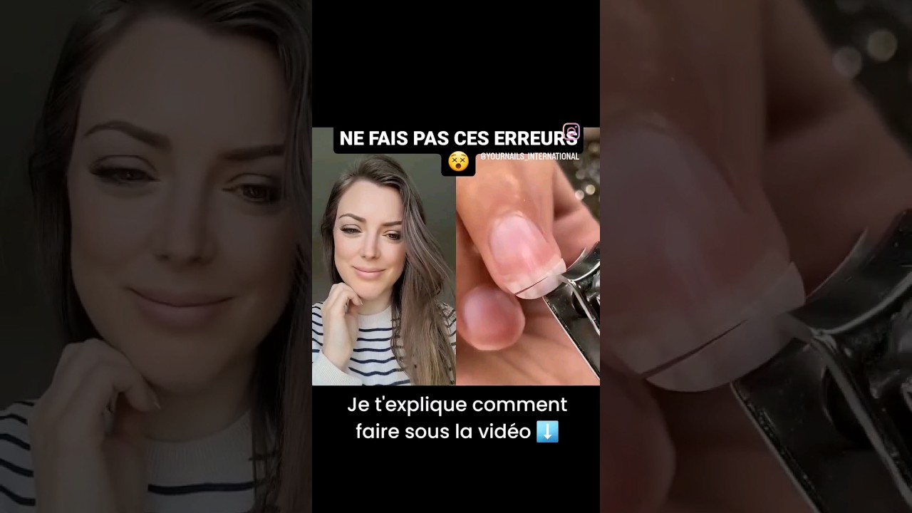 Arrete d utiliser un coupe ongle si tu veux qu ils soient solide!! 