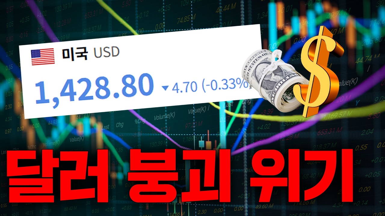 트럼프가 달러 붕괴를 노리는 이유