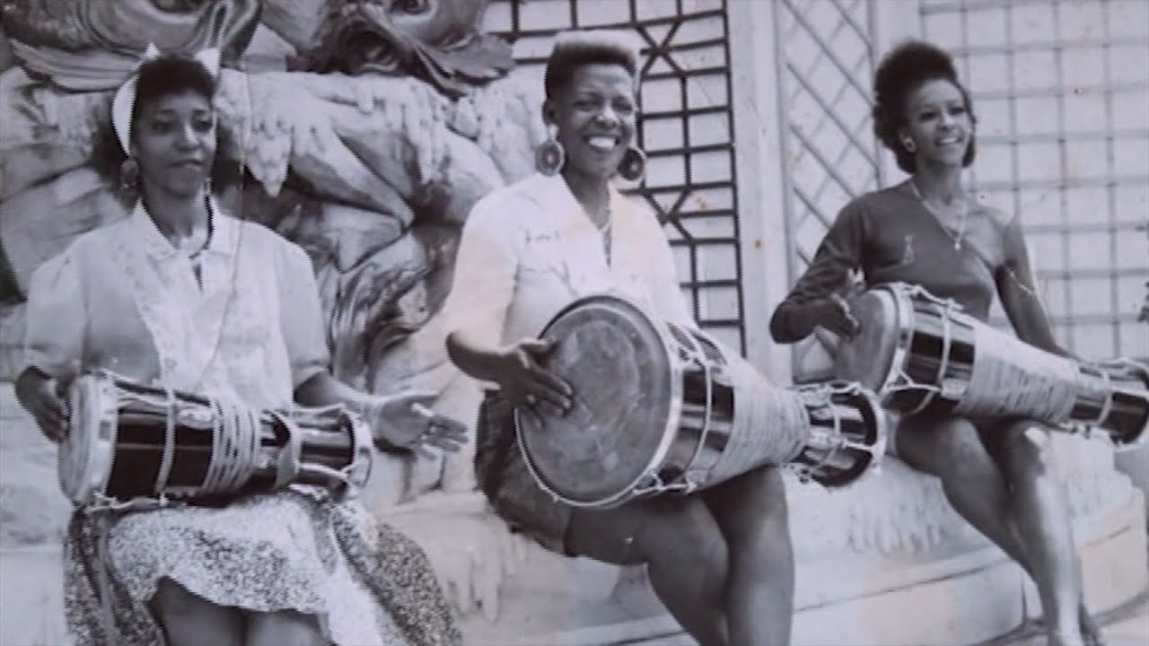 La dama de la percusión