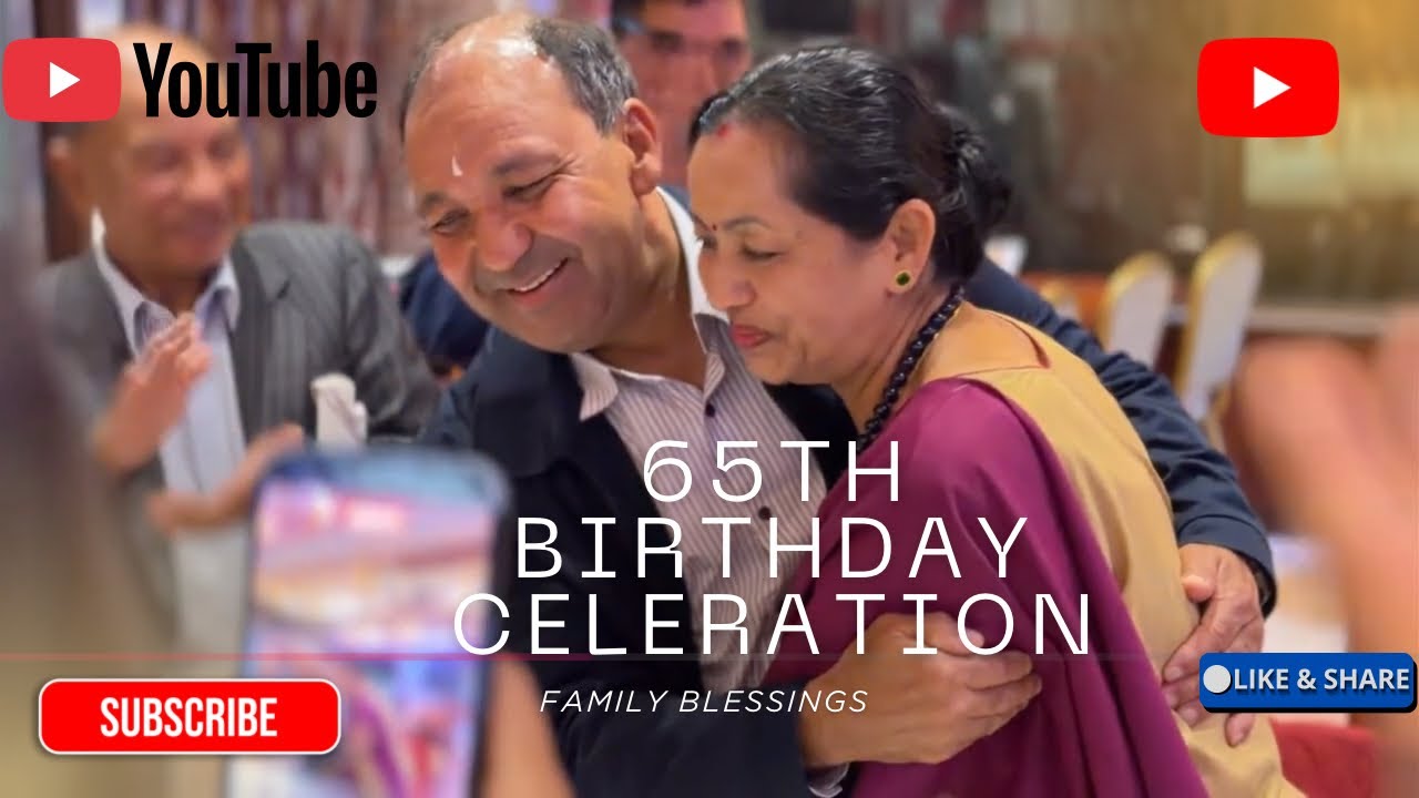 65 th uncle birthday|celebrations|HK Basmati |blessing time