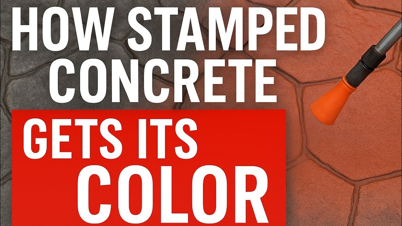 How #StampedConcrete Gets Its Color: Expert Guide