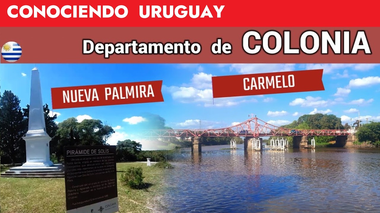 NUEVA PALMIRA y CARMELO 2 ciudades del Departamento de COLONIA, Punta Gorda y la única PIANOLA