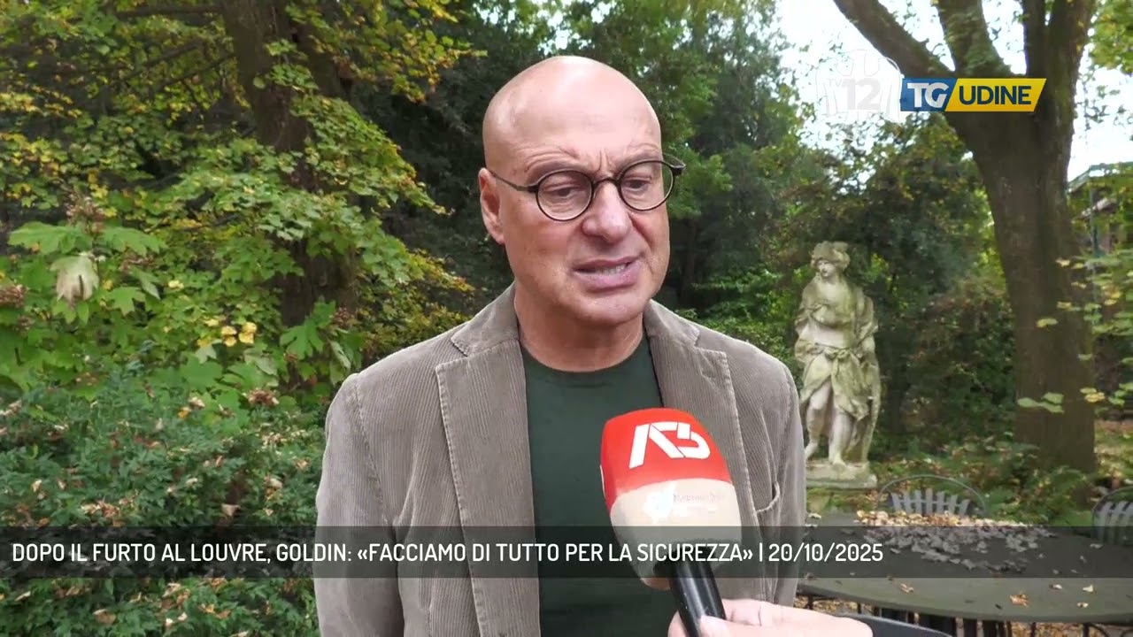 DOPO IL FURTO AL LOUVRE, GOLDIN: «FACCIAMO DI TUTTO PER LA SICUREZZA» | 20/10/2025