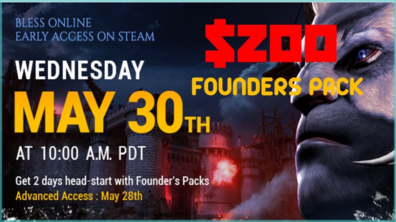 Bless Online Confirms May 30 Release Date + $200 Founders Pack LUL