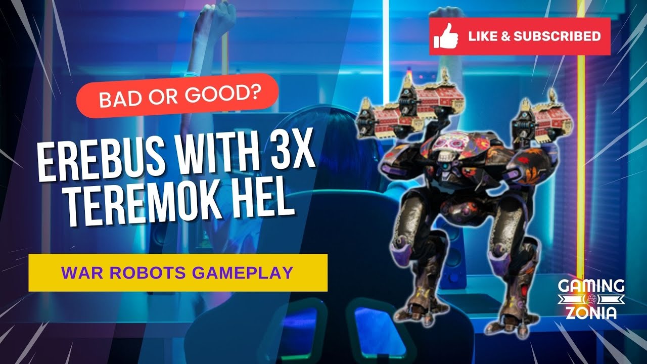 WARROBOTS EREBUS With 3X TEREMOK HEL Part 1 New Gameplay  2022 [Best Robot War Android Game]