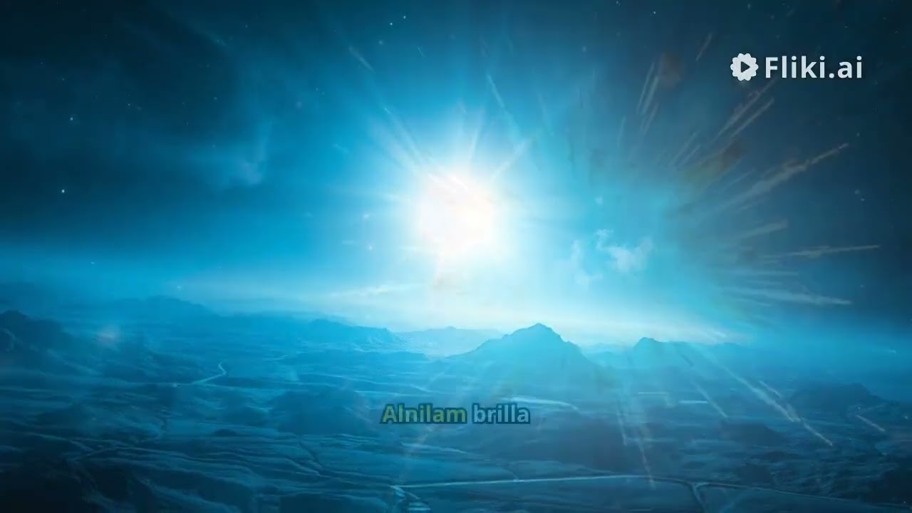 Alnilam la estrella azul del cintur&oacute;n de Ori&oacute;n