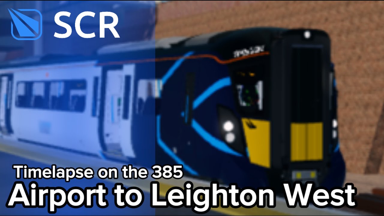 Timelapse on the 385 on the route R109 Airport Central - Leighton West