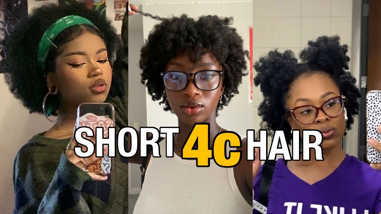 2024 Easy Natural 4C hairstyles🫶🏾💕  #4cnaturalhair #naturalhair