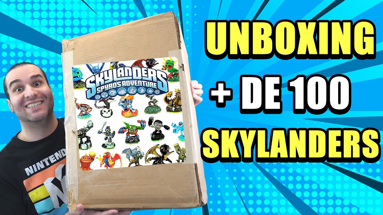 Unboxing De Mais De 100 Skylanders Coleção INSANA!