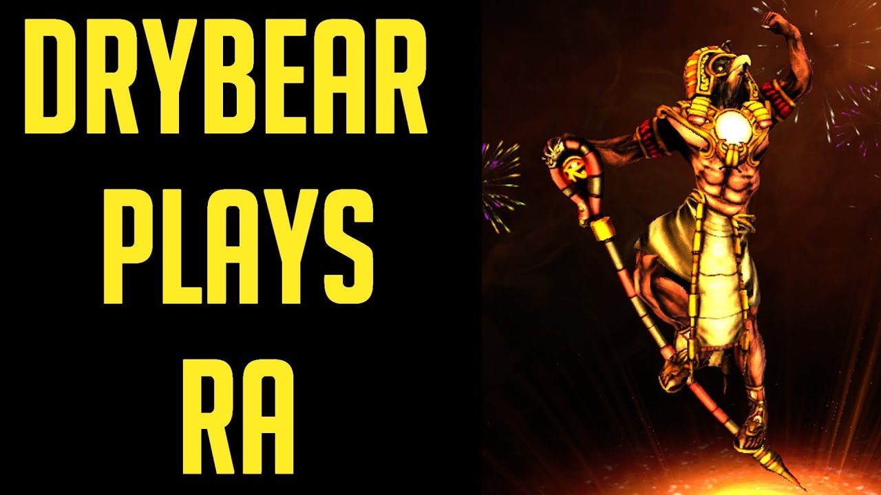 SMITE Drybear plays Ra - Live Gameplay Commentary