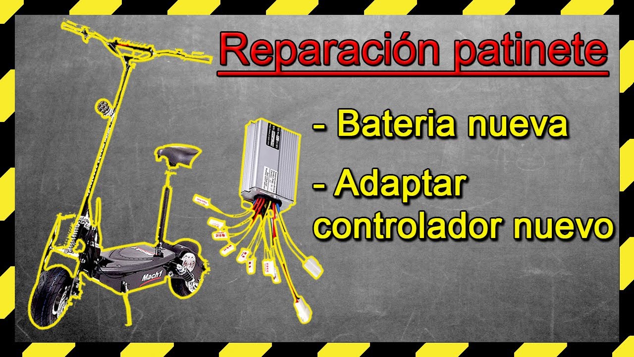 🛴REPARACI&Oacute;N PATINETE EL&Eacute;CTRICO ( motor 36v, 1000w)🔧 Pt.1