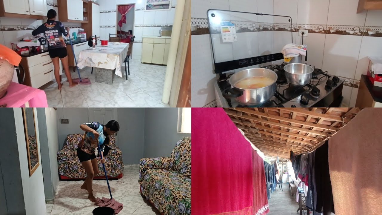 DIA DE LIMPEZA NA CASA DA SOGRA+FAZENDO O ALMOÇO 