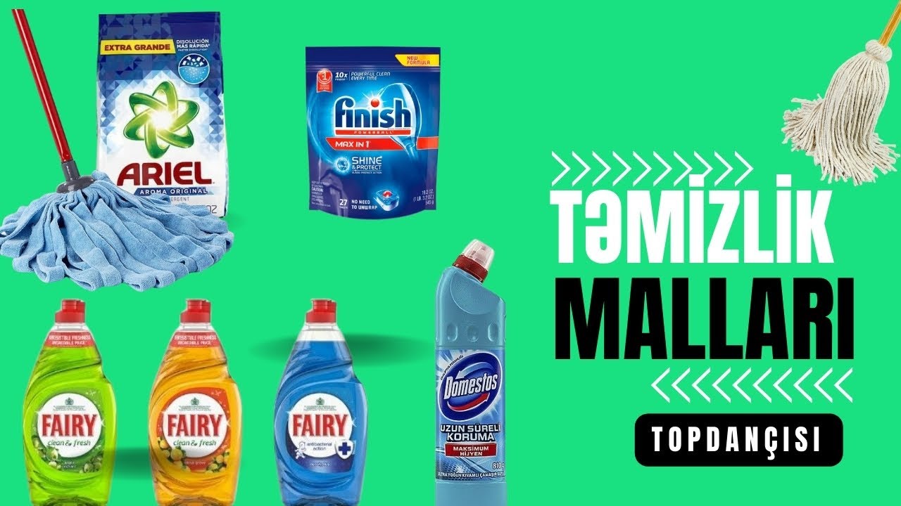 Sədərəkdə Topdan Təmizlik Malları – Ən Sərfəli Qiymətlər!