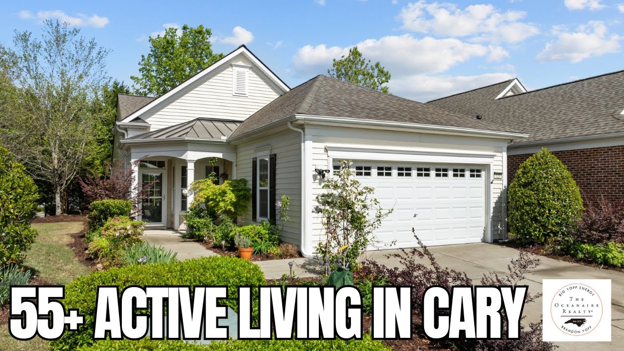 55+ Active Living at Carolina Preserve in Cary, North Carolina!