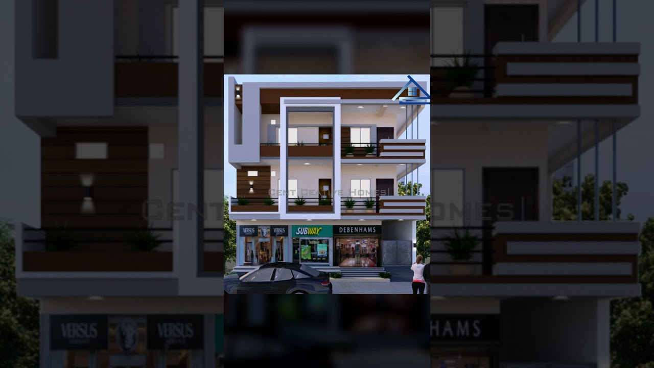 #housewithshop #complexdesign #houseshopdesign #housedesign #apartmentdesign
