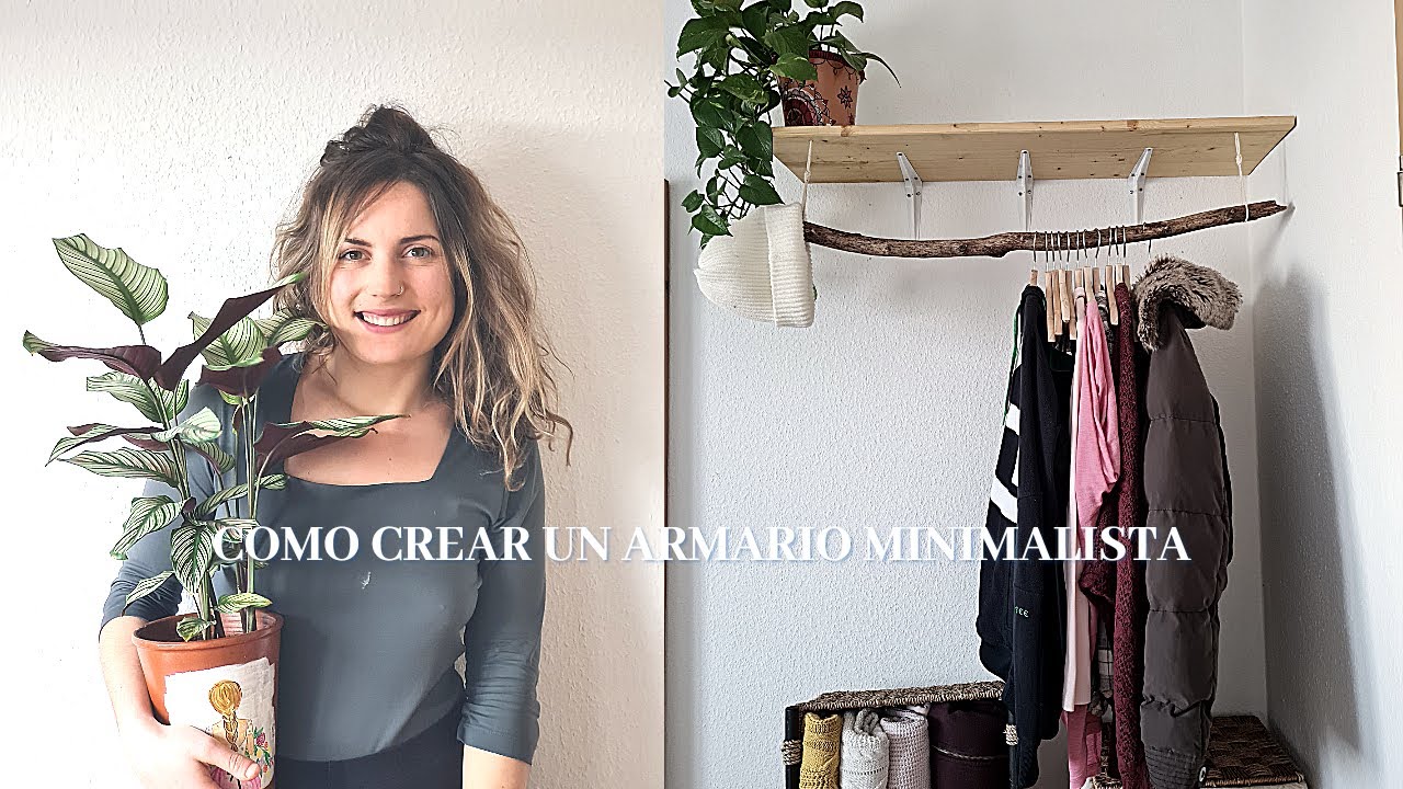 ✔     ✔  Como construír un ARMARIO MINIMALISTA desde 0 !