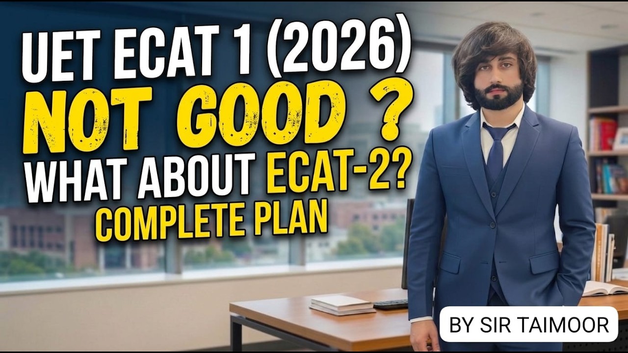 UET ECAT 2 Preparation 2026 I How to Prepare UET 2nd Admission Test 2026 I UET 2026 Preparation